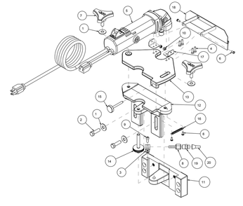 Part Location Diagram of 165227 MK Diamond Nut, Hex, Nylk, 8-32